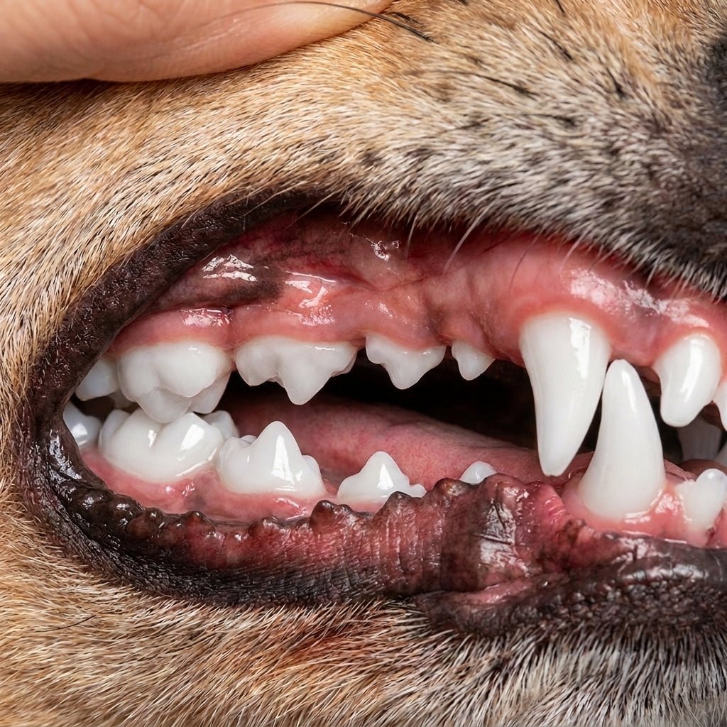 Dientes del perro después de usar Oral Pet